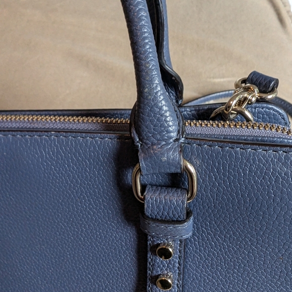 Kate Spade tote handbag in blue - Picture 6 of 11